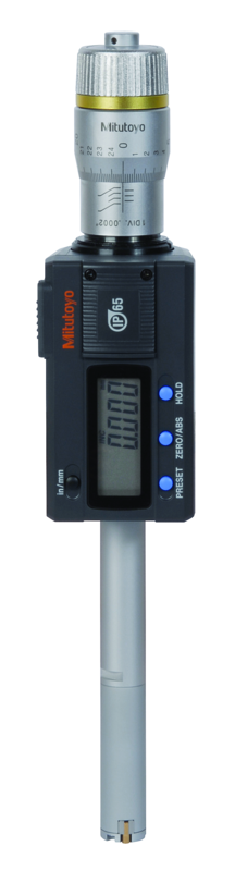 Image of digital 3-point internal micrometer 0,5-0,65", ip65, tin, inch/metric .