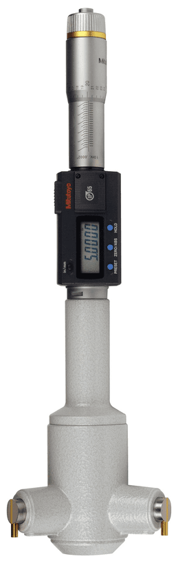 Image of digital 3-point internal micrometer 4-5", ip65, tin, inch/metric .