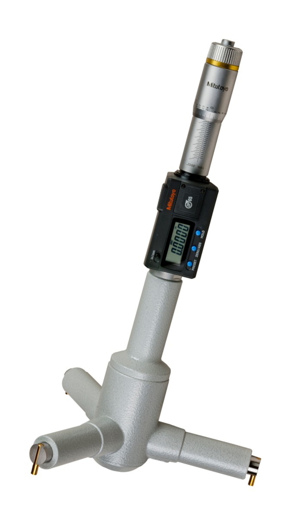 Image of digital 3-point internal micrometer 8-9", ip65, tin, inch/metric .