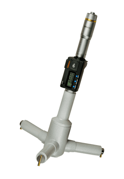 Image of digital 3-point internal micrometer 9-10", ip65, tin, inch/metric .