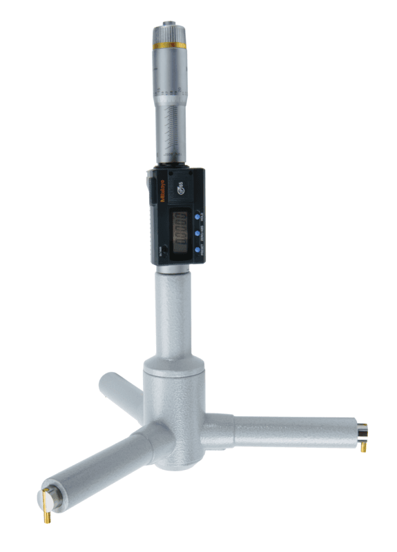 Image of digital 3-point internal micrometer 11-12", ip65, tin, inch/metric .