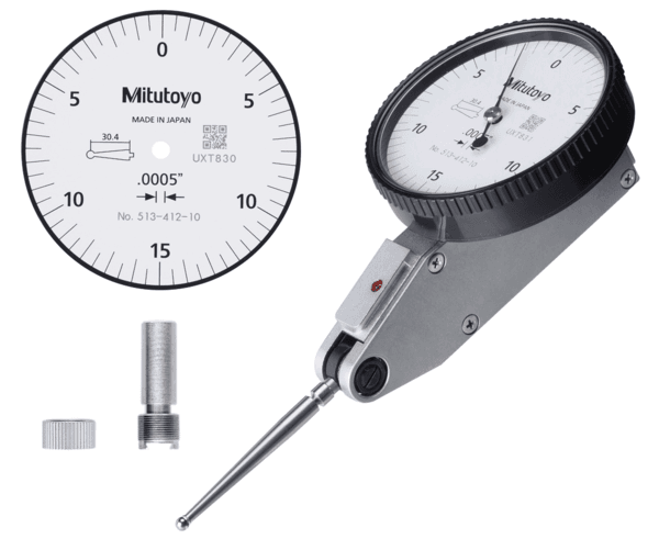 Image of dial test indicator, horizontal type 0,03",0,0005",9,52mm stem .