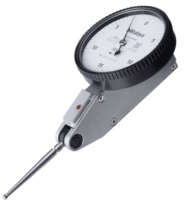 Image of dial test indicator, horizontal type 0,03",0,0005", 4/9,52mm stem, bracket .