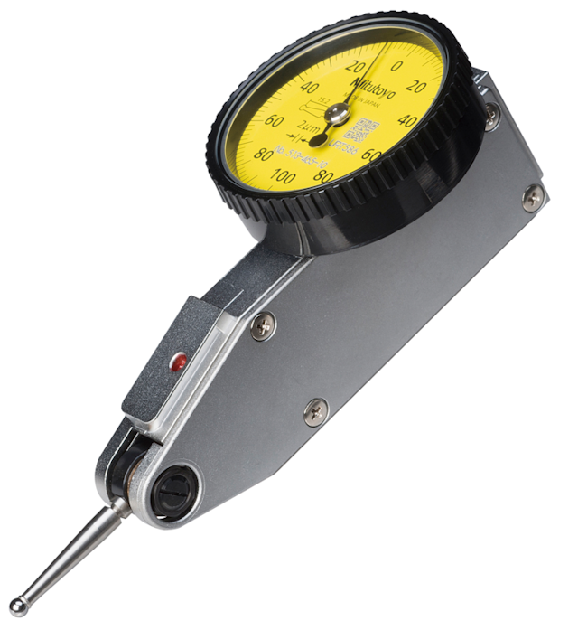 Image of dial test indicator, horizontal, compact 0,2mm,0,002mm, 8mm stem .