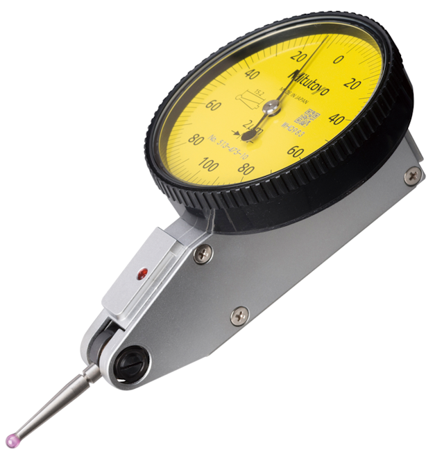Image of dial test indicator, horiz., ruby sty. 0,2mm,0,002mm, 8mm stem .