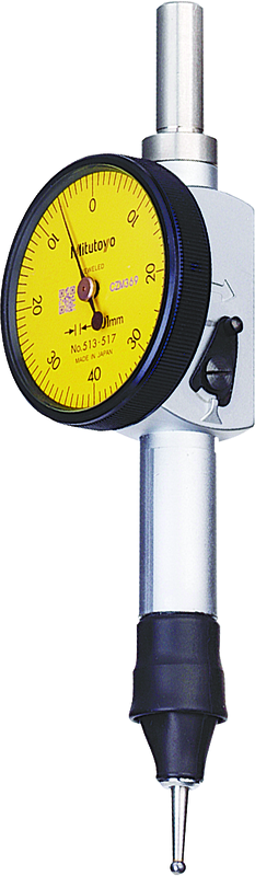Image of dial test indicator, horiz. pocket type 0,8mm,0,01mm, with bracket .