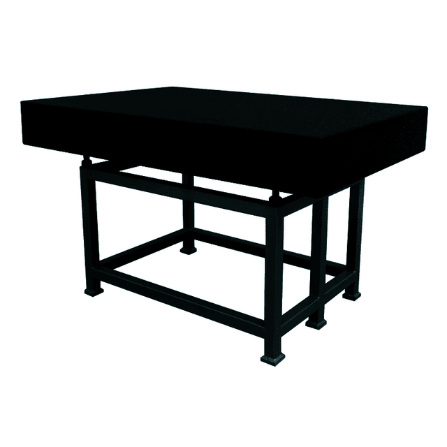 Image of granite surface plate grade 1, bs 817 with stand 900x900x125mm .