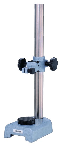 Image of gauge stand with hardened steel anvil d=58mm, serrated anvil, heigh column .