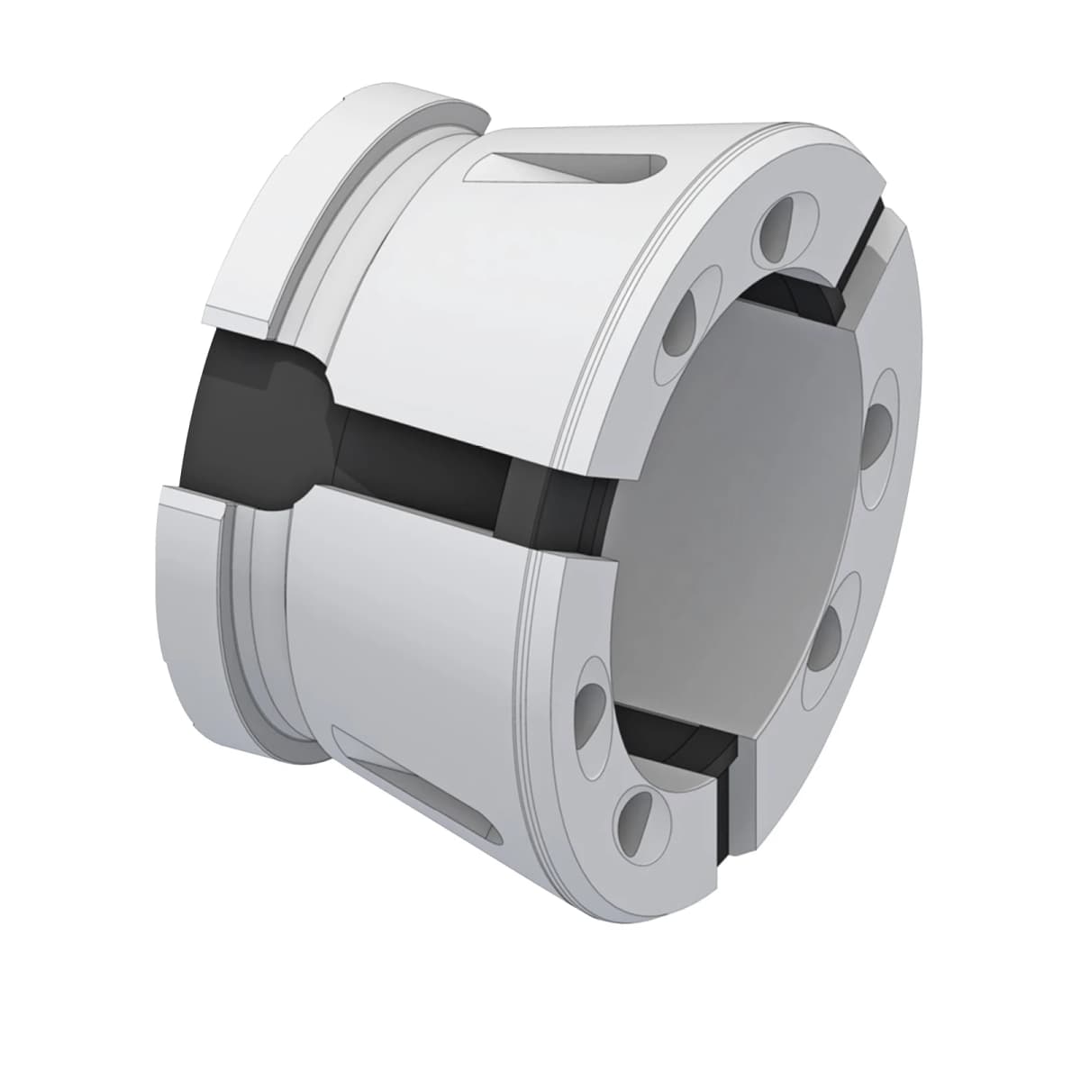 Size SK52 Clamping Head - Smooth Round Collet - Hainbuch