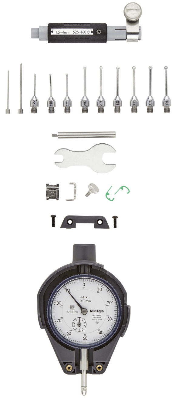 Image of bore gauge for extra small holes 1,5-4mm,0,01mm .