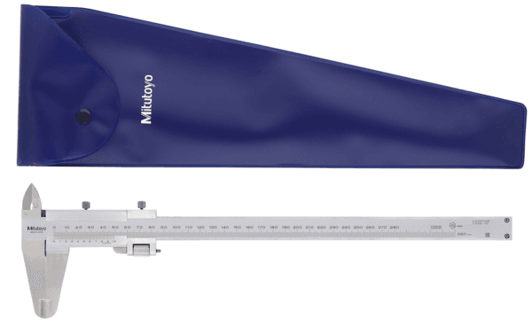 Image of vernier caliper, fine adjustment 0-280mm,0,02mm, metric .