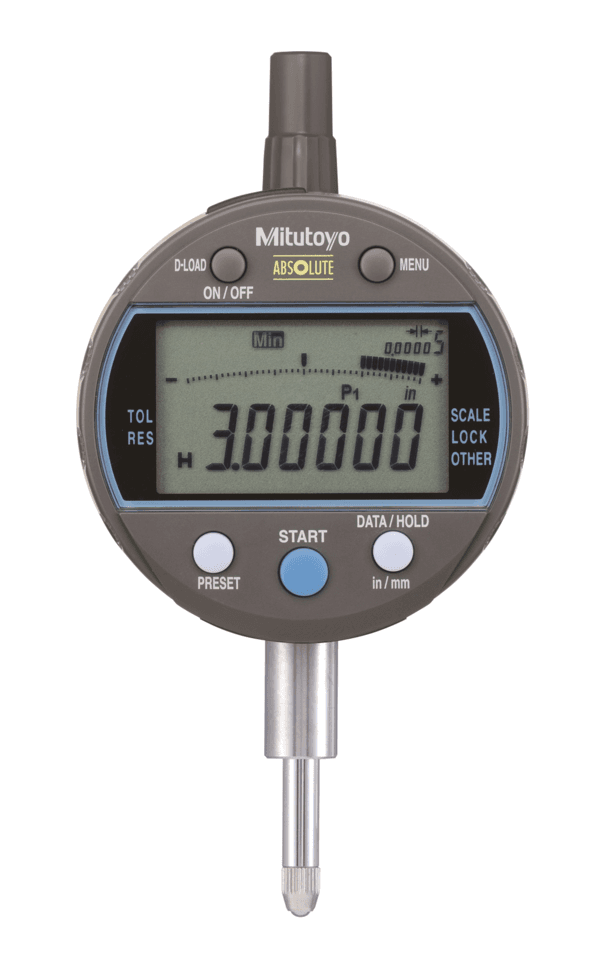 Image of digital indicator bore gauge id-c, agd inch/metric,0,5",0,00005", flat back .