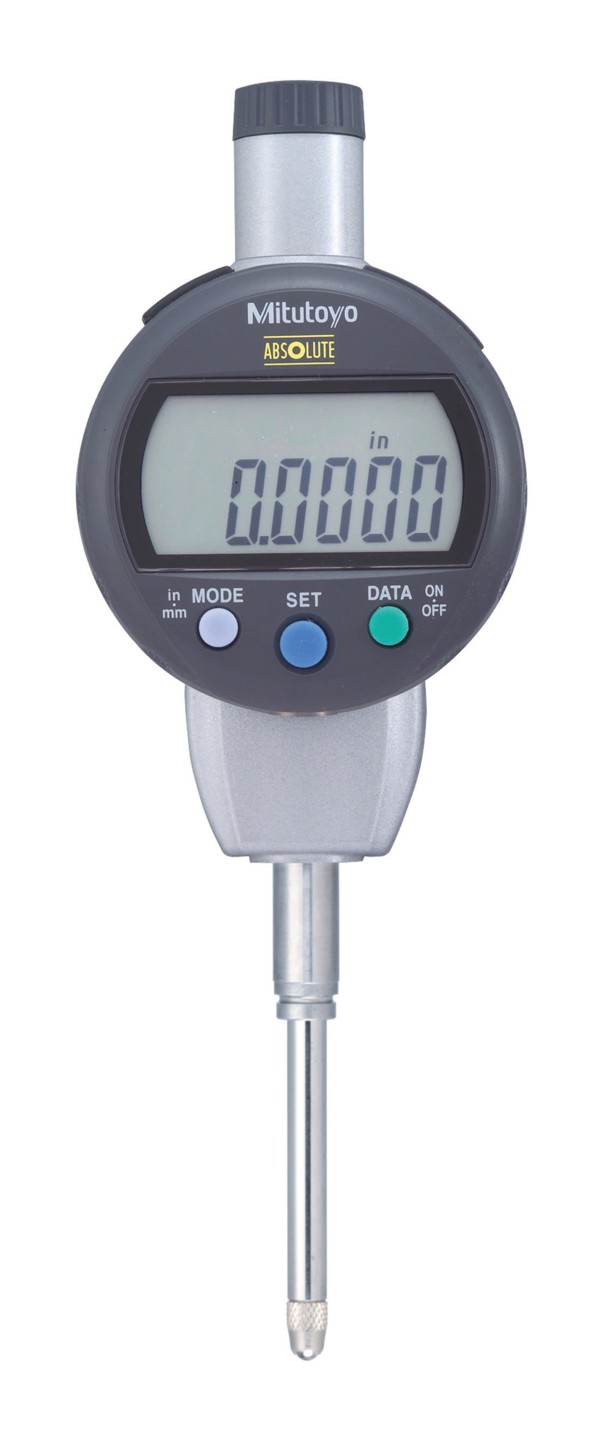 Image of digital indicator id-c inch/metric, 1",0,0005", flat back .