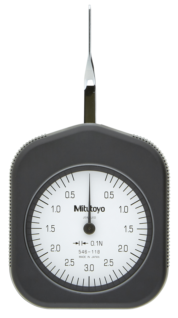 Image of dial tension gauge 0,3n-3n,0,1n graduation .