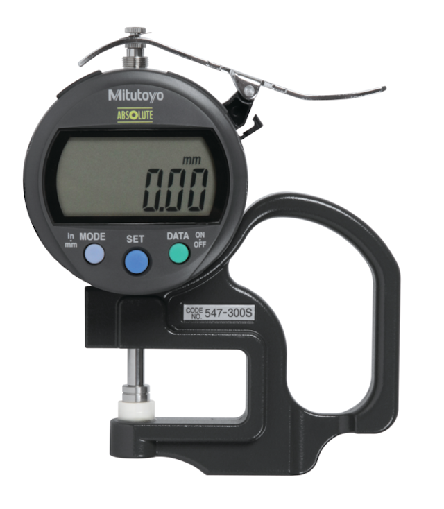 Image of abs digital thickness gauge inch/metric, 0-0,4",0,0005", standard .