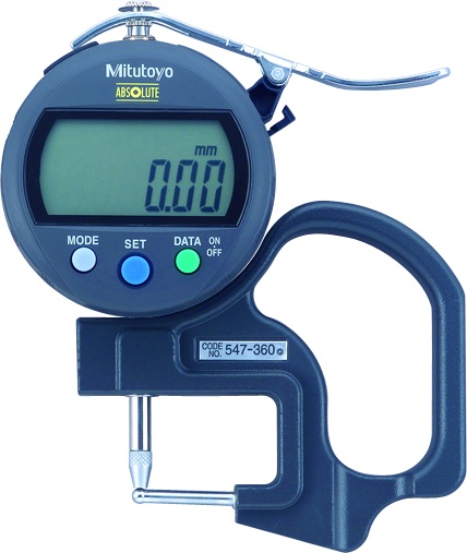 Image of abs digital thickness gauge 0-10mm,0,01mm, tube thickness .