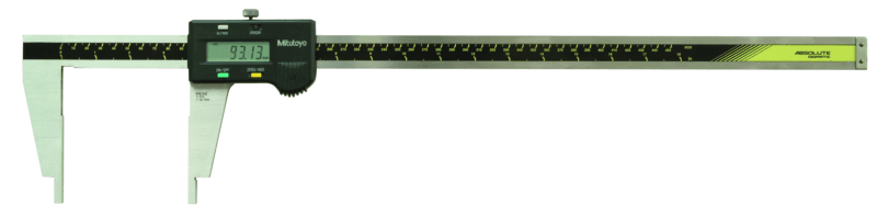 Image of digital abs caliper with nib style jaws inch/metric, 0-18"/0-450mm .