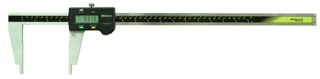 Image of digital abs caliper with nib style jaws inch/metric, 0-18"/0-450mm .