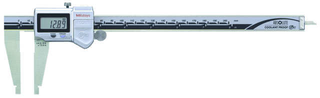 Image of digital abs caliper, nib style jaws ip67 inch/metric, 0-8"/0-200mm .