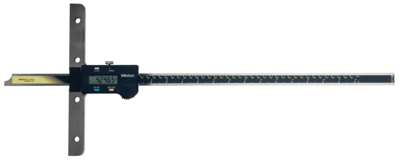 Image of digital abs depth gauge, inch/metric 0-18"/0-450mm .