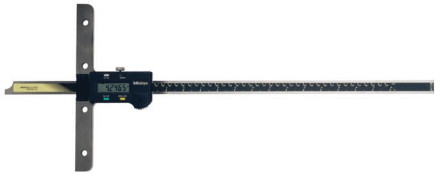 Image of digital abs depth gauge, inch/metric 0-18"/0-450mm .