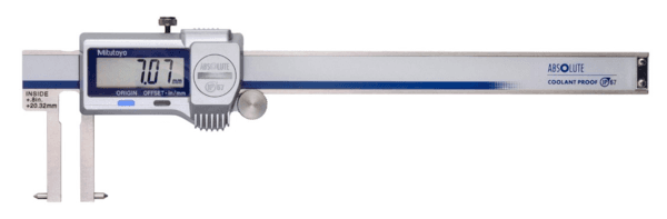 Image of digital abs inside point jaw caliper inch/metric,0,804-6", ip67, thumb roller .