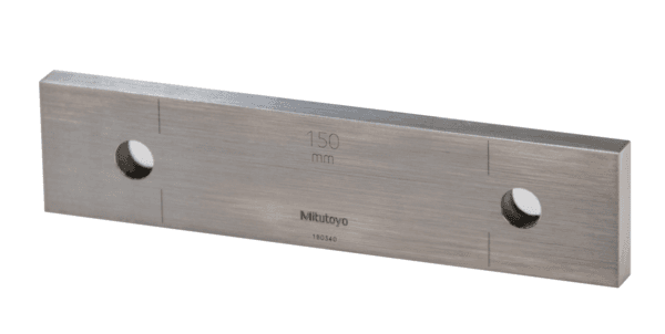 Image of gauge block, metric, inspection cert. iso, grade 1, steel, 150mm .