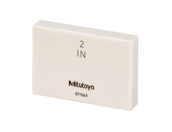 Image of gauge block, inch, inspection cert. bs, grade 2, ceramic, 1" .