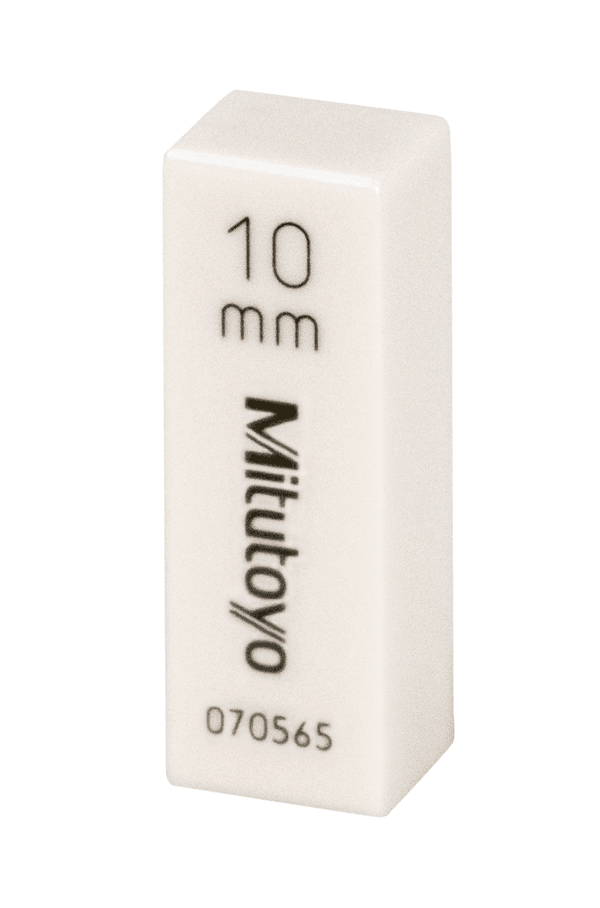 Image of gauge block, metric, inspection cert. iso, grade 0, ceramic, 9mm .