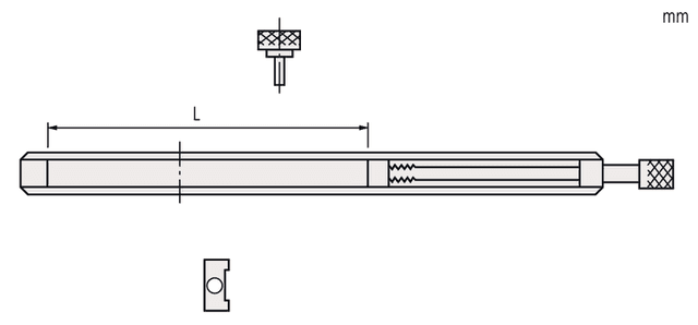 Image of holder for gauge blocks 5-100mm .
