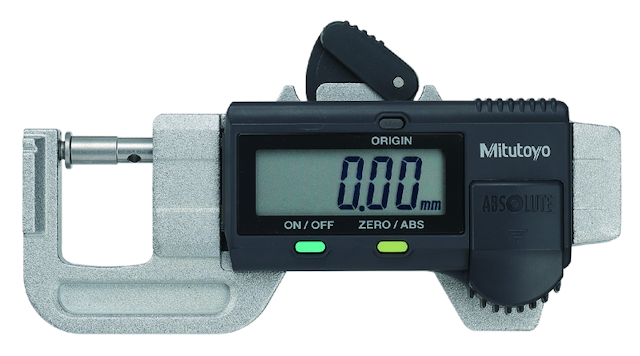 Image of abs aos thickness gauge, quick mini 0-0,5", inch/metric .