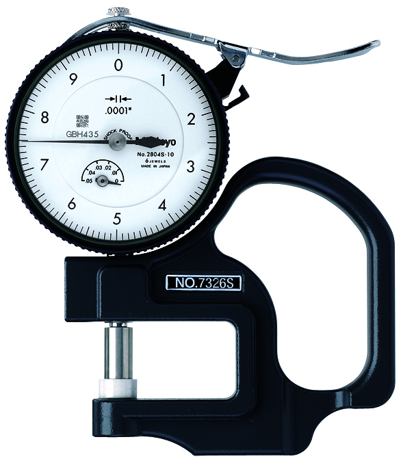 Image of dial indicator thickness gauge 0-0,05",0,0001", standard .