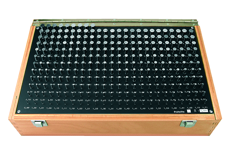 Image of cylindrical measuring pin din 2269, set 273 pcs. grade 1 .