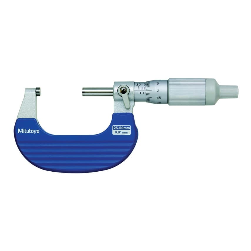 Ratchet Thimble Micrometer (Metric) - Mitutoyo 102 Series