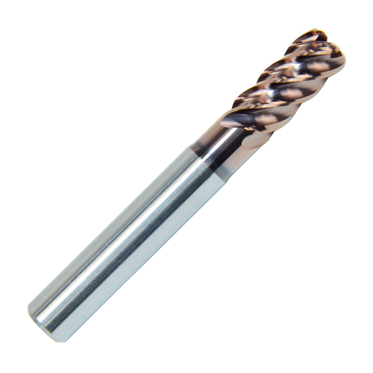 ZCC-CT TM-5RP Series 5 Flute KMS405 Coated Carbide Corner Radius Reduced Neck End Mill for Titanium & Heat-Resistant Alloy Machining
