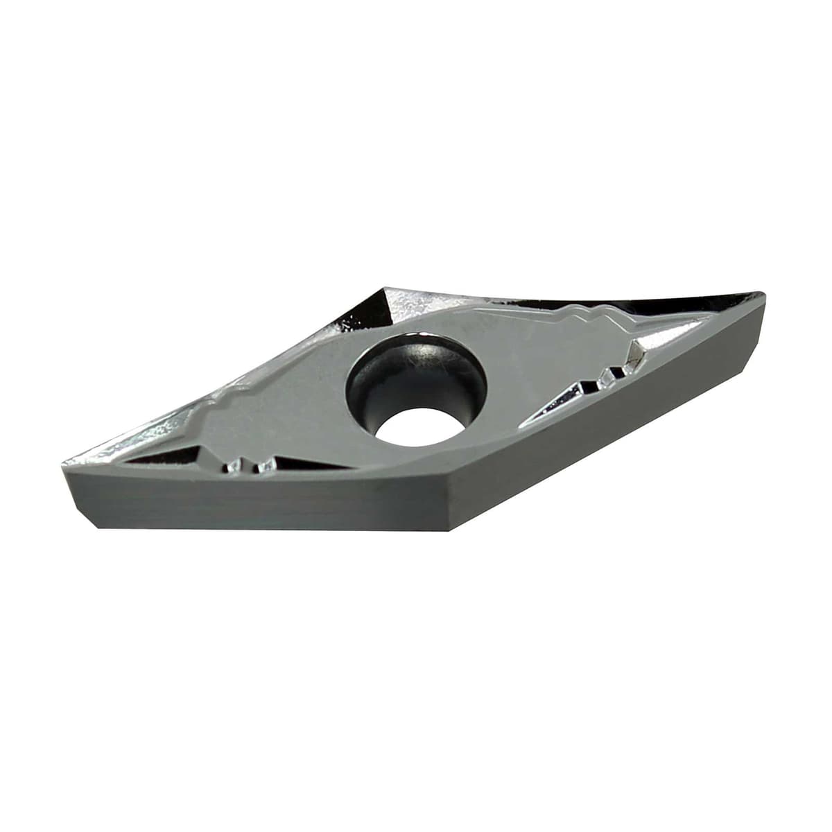 Image of VCGT160404-AL N1001 positive insert for turning aluminium.