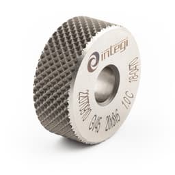 Image of 45° downwards cross form knurl with dimensions 20x8x6 from Integi