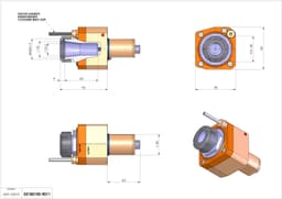 Technical image - LT-S VDI40 ER32 H92 DIN5482