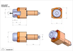 Technical image - LT-S VDI40 WELDON25 RF H105 EM