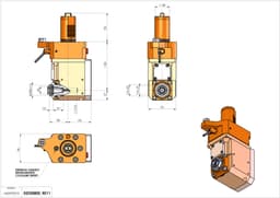 Technical image - LT-A VDI40 ER20F R H130 1:2 MZ
