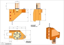 Technical image - TH-RAD VDI40 H120 L80 SX MZ