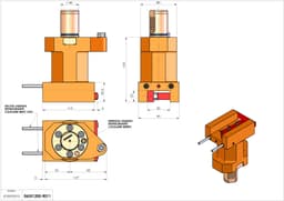 Technical image - TH-AX VDI40 H143 L92 DX-SX MZ