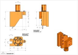 Technical image - TH-RAD SOSTITUITO DA 06054600 TH-RAD VDI50 H160 L86 DX MZ