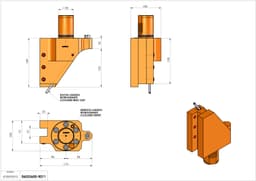 Technical image - TH-RAD SOSTITUITO DA 06054600 TH-RAD VDI50 H160 L86 SX MZ