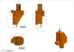 Technical image - TH-RAD VDI50 H160 L65 DX POST