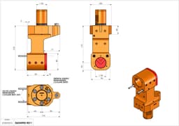 Technical image - TH-BRB VDI50 D50 H175 RF MZ