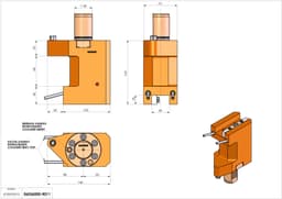 Technical image - TH-AX VDI40 H143 L105 DX-SX MZ