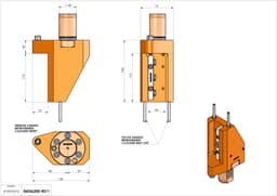 Technical image - TH-RAD VDI40 H140L45DX-SXOFSMZ