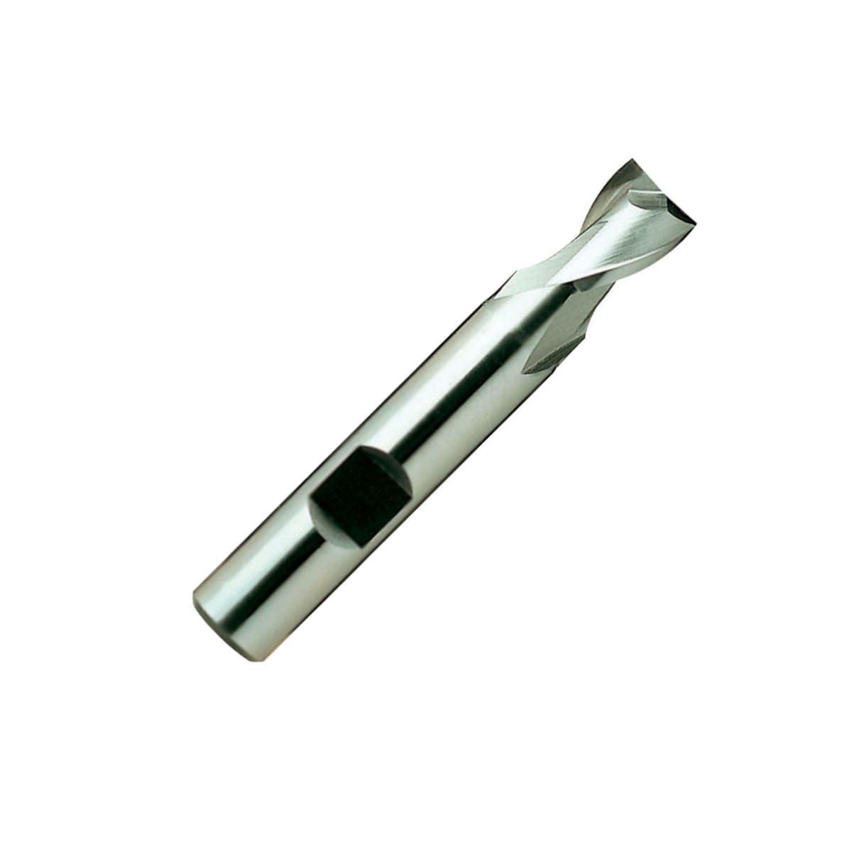 Image of 100121 series HSS 2 flute short flute length end mill.