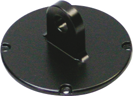 Image of back plate with centre lug iso type for series 3/4, lug: 5mm width .